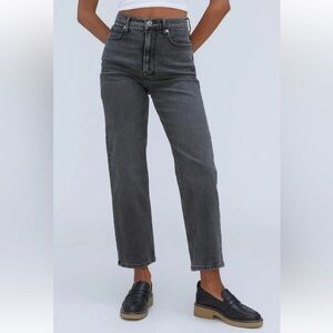 Everlane way high jeans size 25 in washed black
